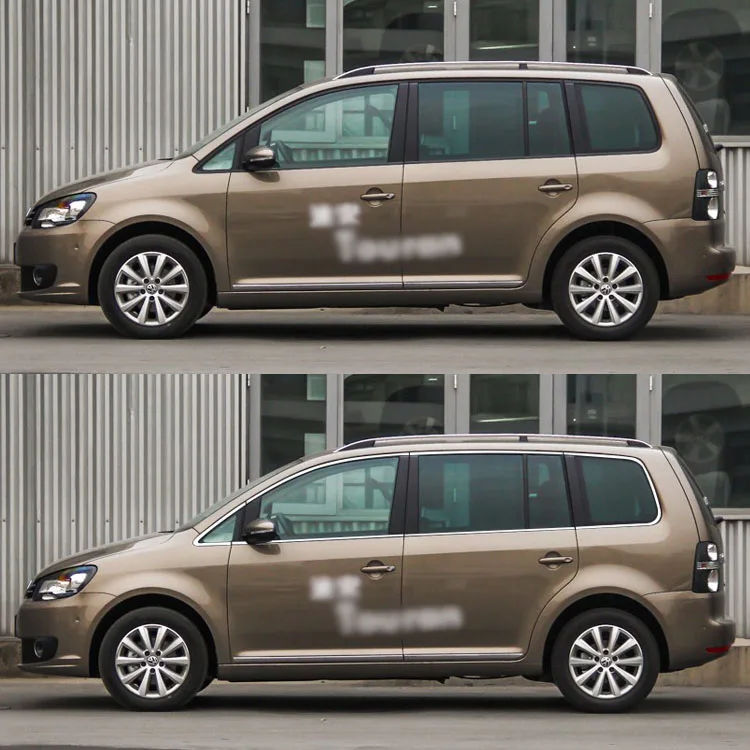 

Комплект накладок на подоконник для VW Touran оконные стойки-2008, 14 шт.