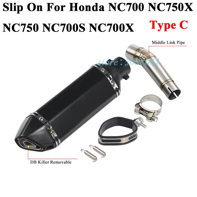 Выхлопная труба для Honda NC700 NC700X NC750 NC750X NC700S|Выхлопные трубы и системы| |