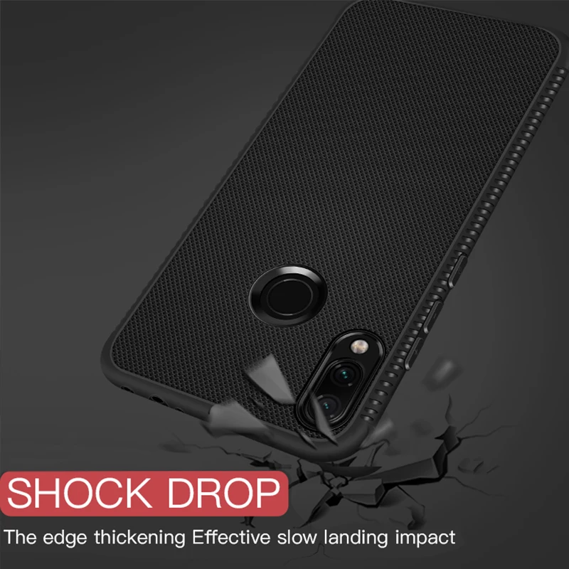 For Xiaomi Redmi Note 7 6 Pro 5 4 4X 6A 5A S2 Y2 Soft TPU Breathable Cover Mi8 A2 Lite A1 5X 6X PocoPhone F1 Bag |