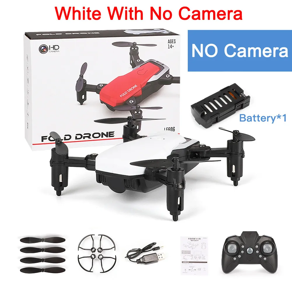 White No Camera XGODY мини складной Радиоуправляемый квадрокоптер с 720P HD камерой 2,4G wifi FPV RC Дрон 3D переворачивает самолет высота удержания Радиоуправляемый вертолет - Цвет: White No Camera