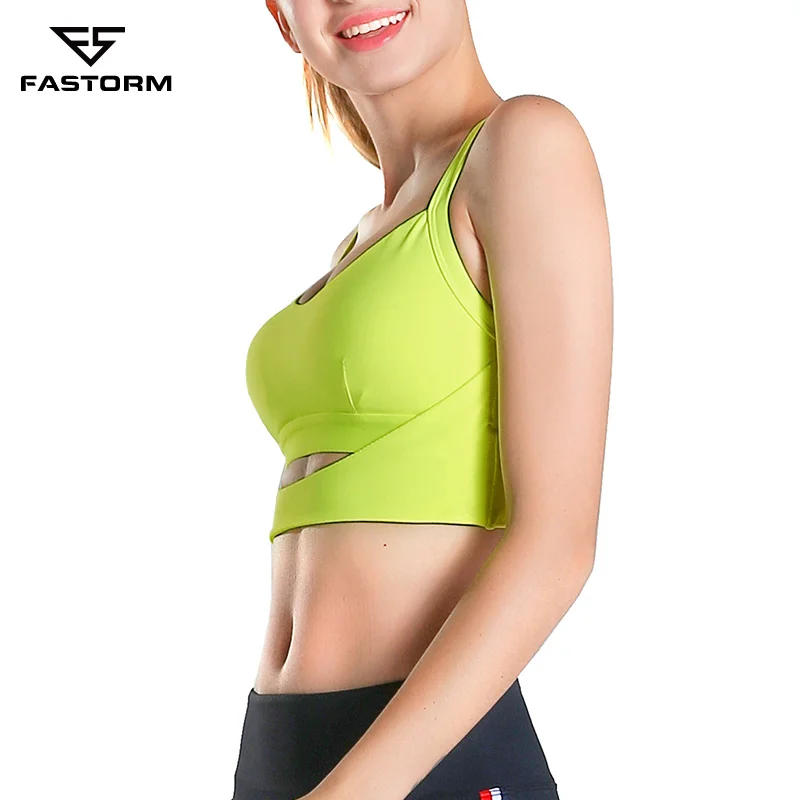 FASTORM пуш ап топ спортивные бюстгальтеры для женщин sport underwear top fitness фитнеса