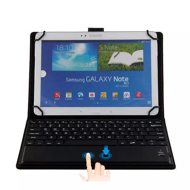Беспроводной съемный чехол для клавиатуры с Bluetooth сенсорная панель Samsung Galaxy Note 10 1
