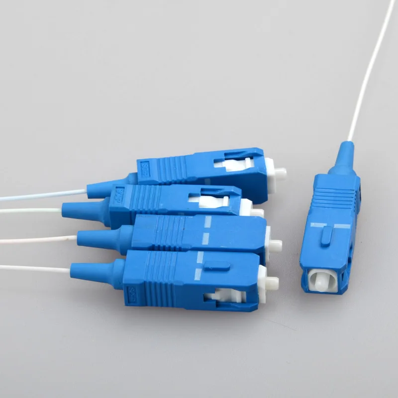 Оптовая продажа 2 шт./лот мини стальная труба оптический PLC сплиттер 1x4