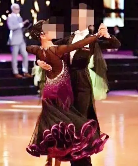 Женское бальное платье фиолетового цвета для взрослых|womens ballroom dance dresses|standard