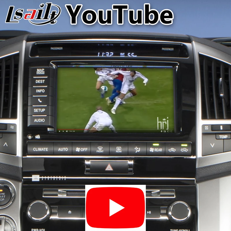 Видеоинтерфейс Lsailt Android Carplay для Toyota Land Cruiser LC200 2013 2015 GPS навигация мультимедийная
