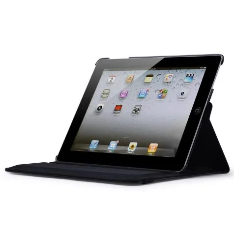 Вращающийся на 360 градусов чехол из искусственной кожи для Apple iPad 2 3 4 PU кожаный