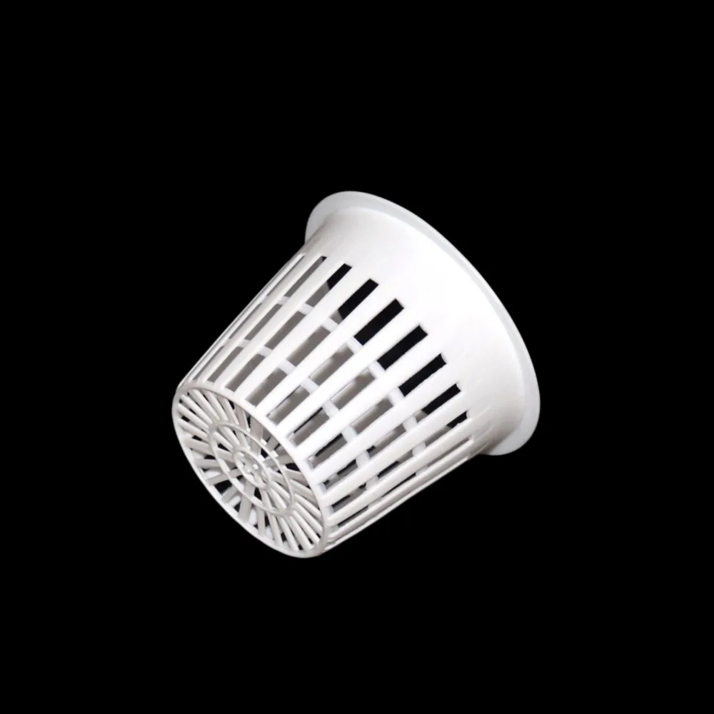 PP Plastic Net Cup Soilless cultivation Mesh Pot Seedling Hydroponic colonization basket Vegetable Planting Equipment 15 Pcs | Дом и сад