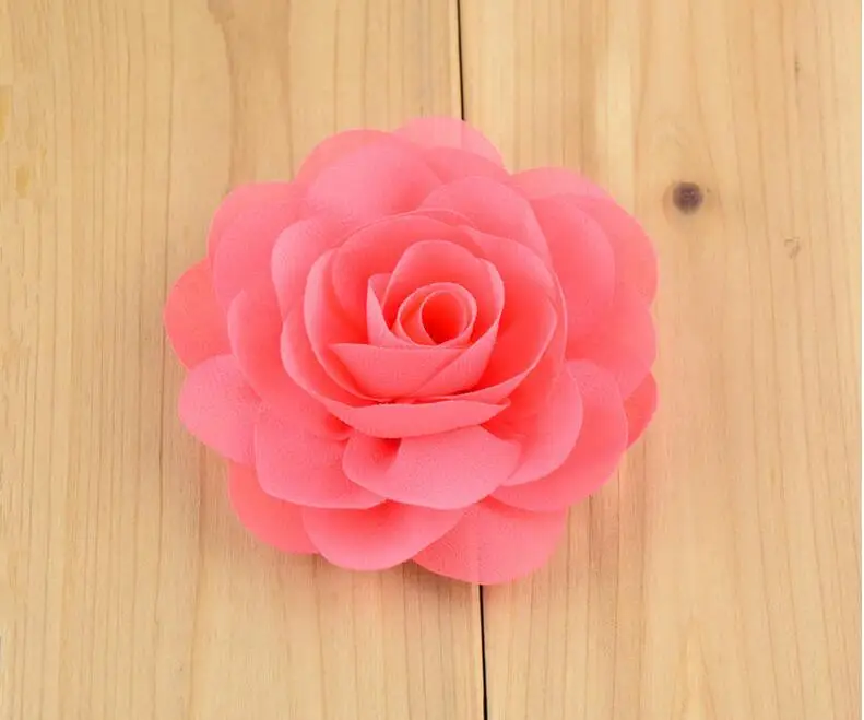 3 шт. шифоновые розетки 22 цвета|fabric flowers|chiffon rosesflower rosette |