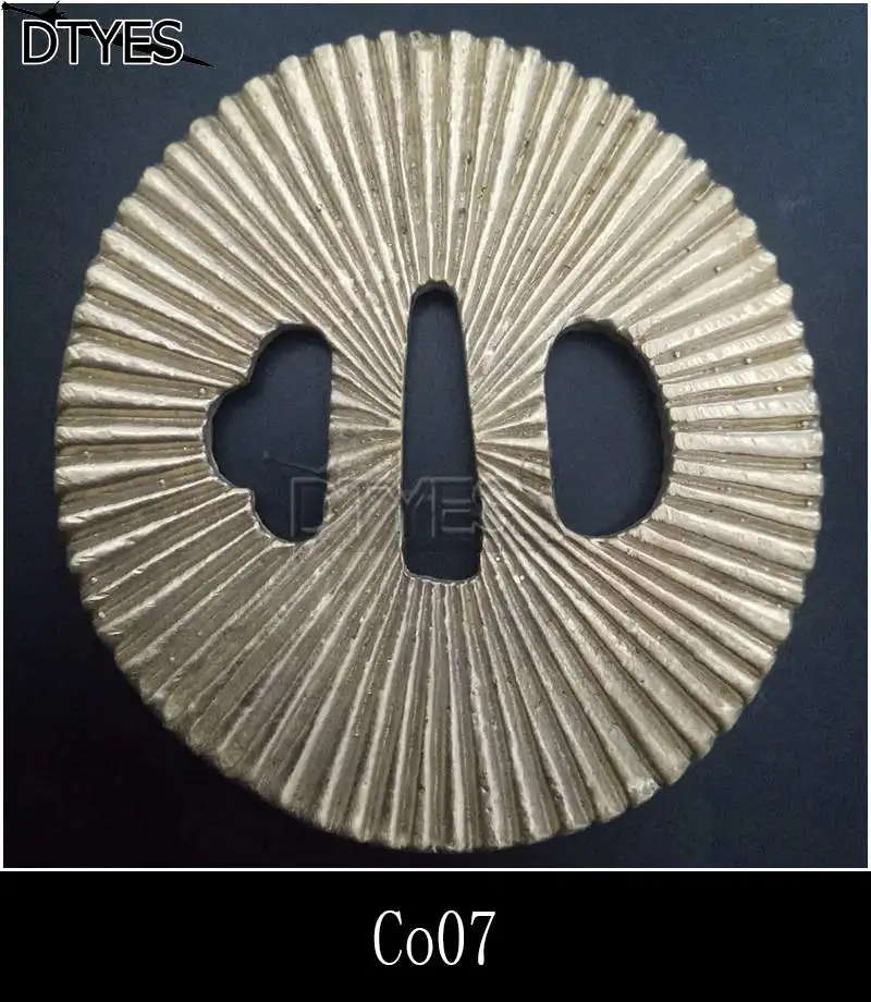 Высокое качество японские аксессуары для мечей Tsuba медная защита меч фитинги для Катана вакизаши Танто Co01-Co16 - Цвет: Co07