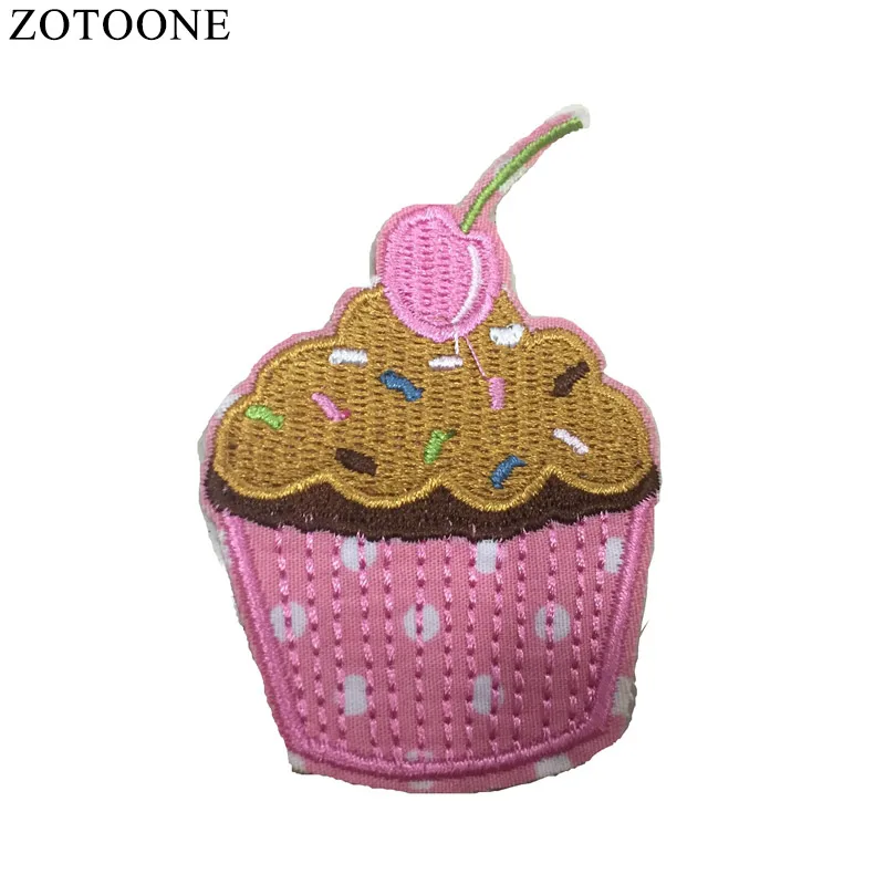 ZOTOONE еда Патчи Diy наклейки торт патч железо на одежду теплопередача аппликация