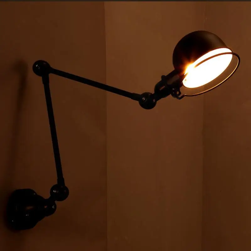 RetroIronWall LampSimple и ModernAdjustable поворотный кронштейн для настенные бра открытый