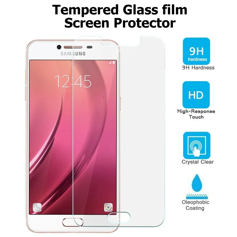 Закаленное стекло пленка для Samsung Galaxy C5 C7 C9 Pro стеклянная SM-C5000 C7000 C9000 Защитная
