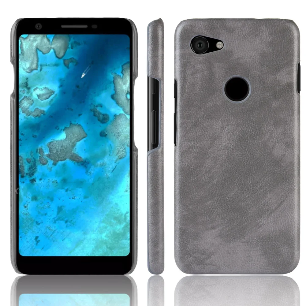 Кожаный жесткий чехол личи для Google Pixel 3A 3 XL Pixel3 LG Q7 G8 V40 V50 ThinQ K40 K12 Plus Stylo 5 |