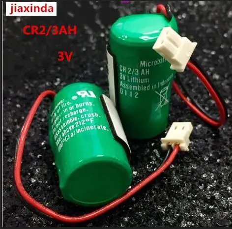 Новая батарея jiaxinda CR2/3AH CR2/3 литиевая CR123A 3 в 1500 мАч ПЛК контроль разъем для литий