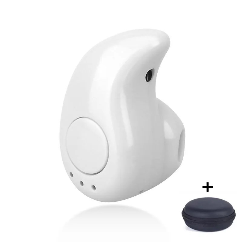 White With Bag GutsyMan, мини беспроводные наушники, Bluetooth, S530, свободные руки, наушники, Blutooth, стерео, Auriculares, наушники, гарнитура, телефон - Цвет: White With Bag
