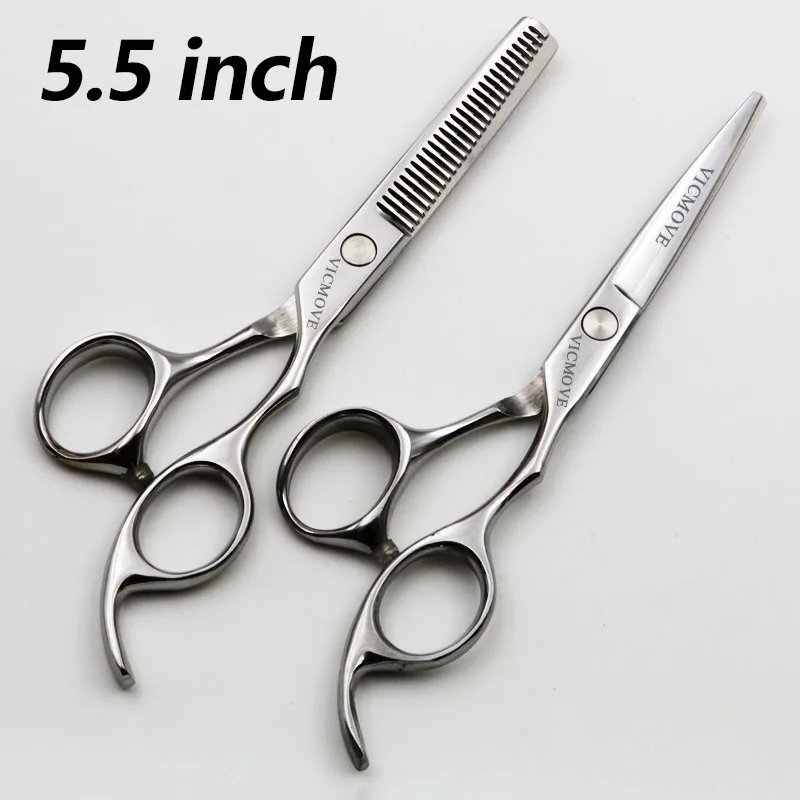 1 set 5 ''/5,5''/6 ''/6,5''/7 ''/7,5''/8 ''/9'' Профессиональные Парикмахерские ножницы режущие и филировочные ножницы для волос для собак и людей - Цвет: 1 set