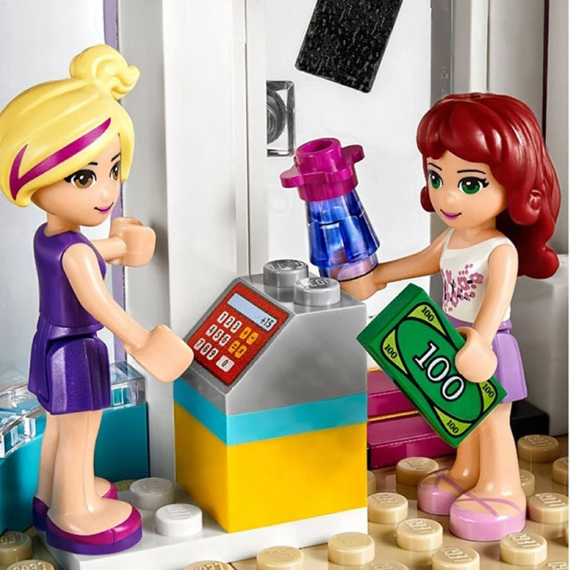 341 шт. 10539 друзей серии Красота салон Building Block Кирпичи Модель игрушки для Детский