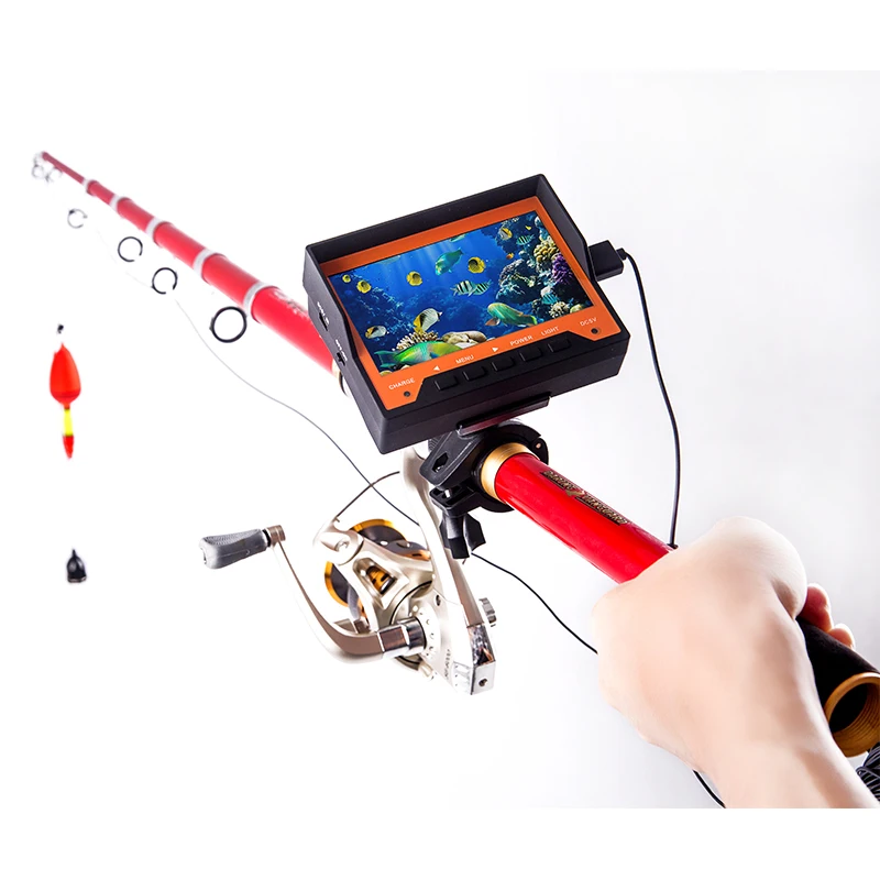 Цена WF03 15 м рыболокатор видео подводная рыболовная камера с экраном 4,3 дюйма ночное видение для зимней и летней подводной рыбалки