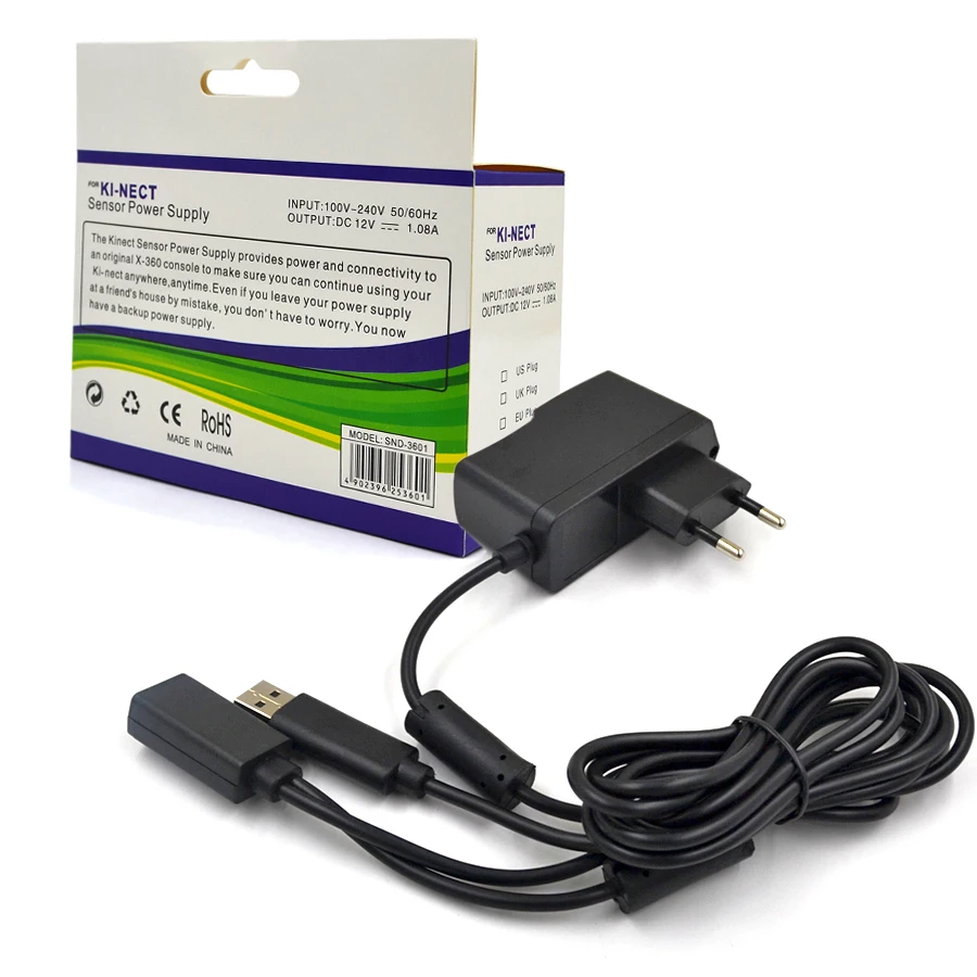 Адаптер переменного тока с защитой от перегрева сенсор Kinect USB источник питания 100