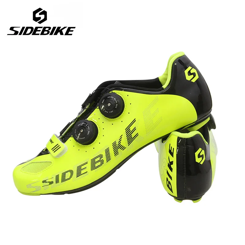 Sidebike/Новинка Мужская обувь для шоссейного велосипеда с углеродистой подошвой