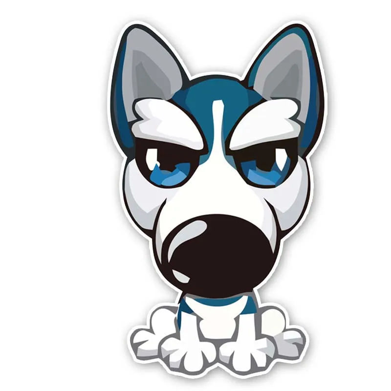 YJZT 9 5 см * 15 4 A Lovely Husky Dog ПВХ Высококачественные наклейки на автомобиль 12