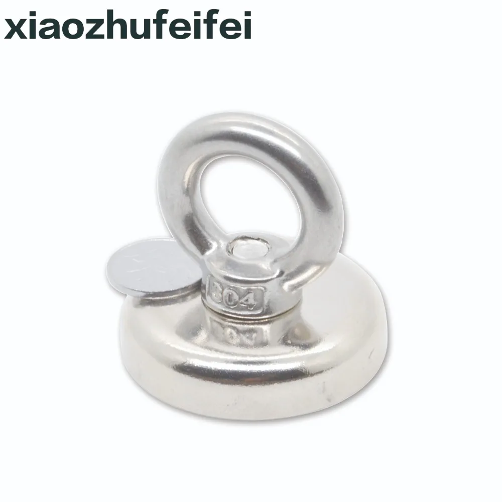 

Pulling force 60KGs Pot Magnet, 1PC Dia48mm, magnetic pot with Ring, magnetic attractor Strong Neodymium Permanent Pot Magnet