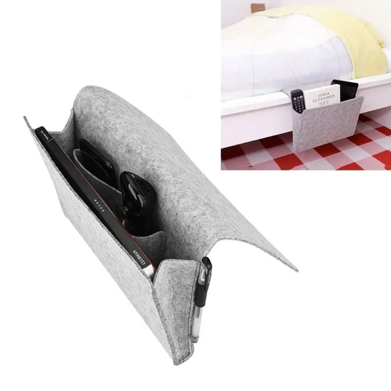 Фетровый прикроватный карманный органайзер для кровати хранилище телефонная