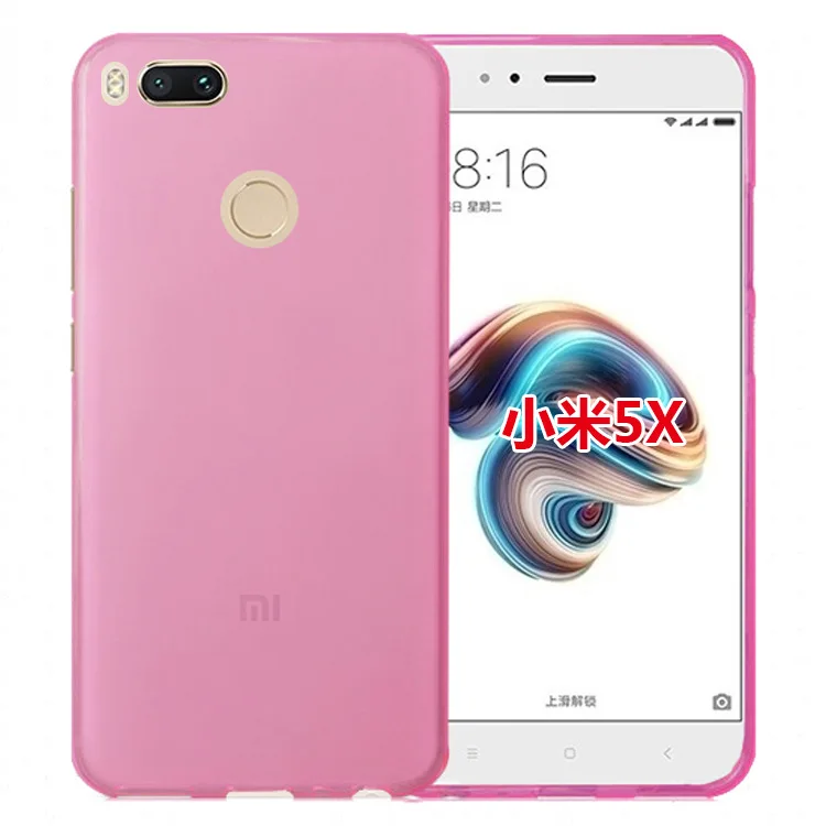 Для xiaomi mi 5X чехол Мягкий гель ТПУ прозрачный тонкий защитный назад чехлы для 5x