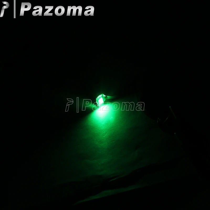 Pazoma синий Универсальный светодиодный фонарь для мотоцикла, задний фонарь, водонепроницаемый тонкий мини-светильник, светодиодный светильник, супер яркий