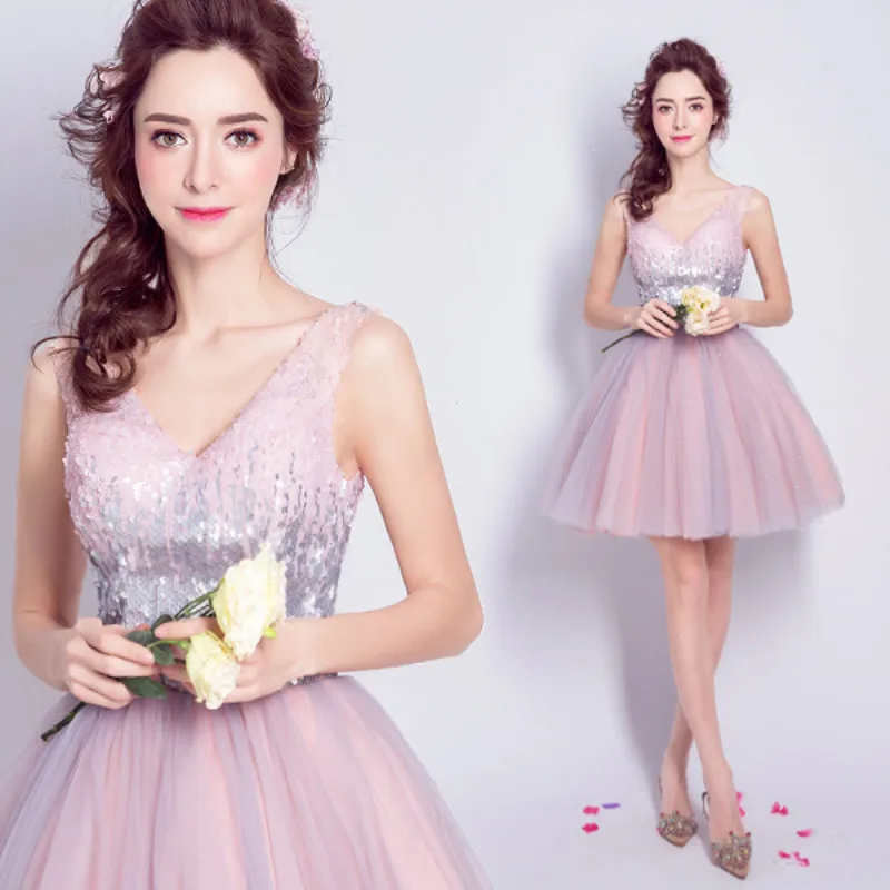 

Новое поступление vestido мигать Розовый Короткое вечернее платье, платье на выход 2020 элегантное вечернее платье abiye gece elbisesi самый прекрасный