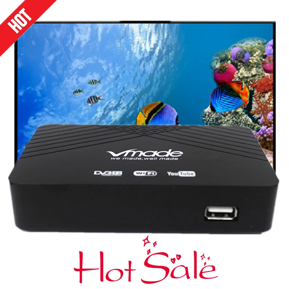 Русская коробка ТВ-тюнер DVB T2 ТВ-бокс HTMI HD 1080P DVB T2 тюнер эфирный приемник декодер Youtube IP tv wifi PVR ТВ-приставка