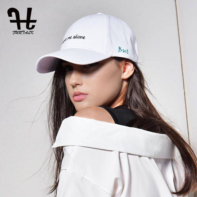 Бейсболка Furtalk Мужская/Женская хлопковая модная кепка в стиле хип хоп белого