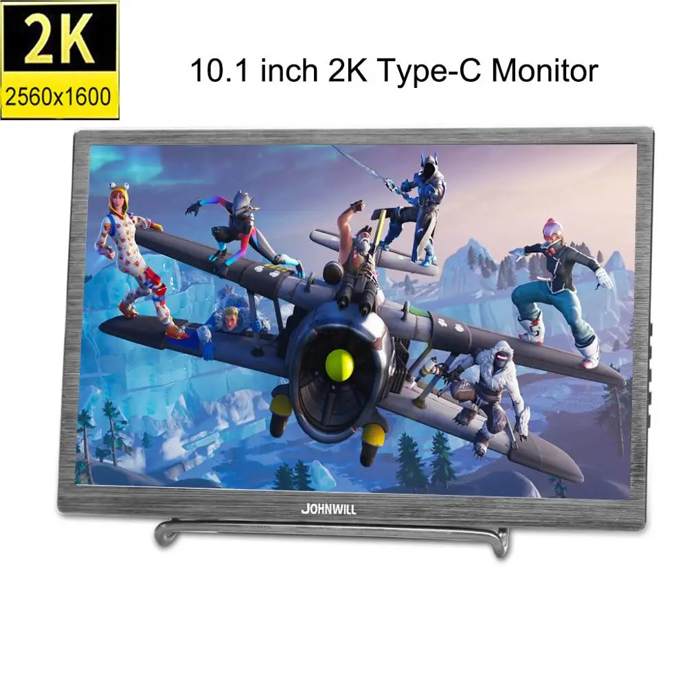 2K Type-C Monitor 10,1 дюймов HD 2K сенсорный экран игровой монитор маленький портативный дисплей ips 2560*1600 type-C с 2 Mini HDMI для Xbox переключатель PS3 PS4 - Цвет: 2K Type-C Monitor