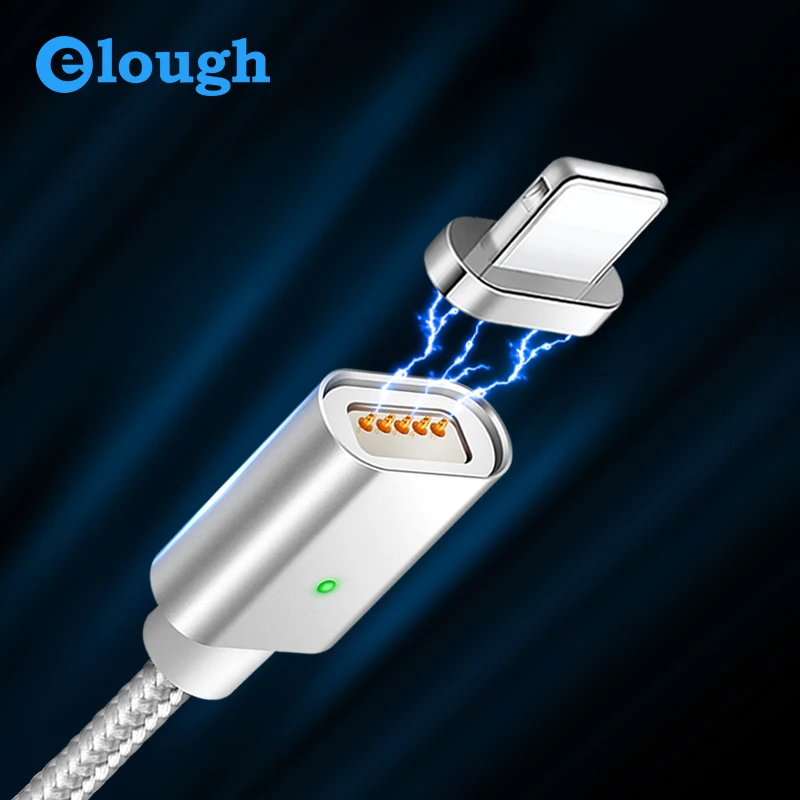 Elough E04 Magnetic Cable For iPhone XS X 7 5 6 Plus iPad Phones Fast Charging USB CableData Wire charger cable | Мобильные телефоны