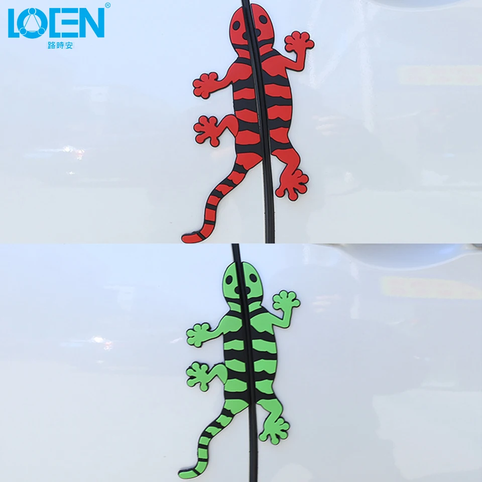 4 цвета DIY Автомобильный Стайлинг Gecko Ящерица 3D силикагель Автомобиль Мотоцикл