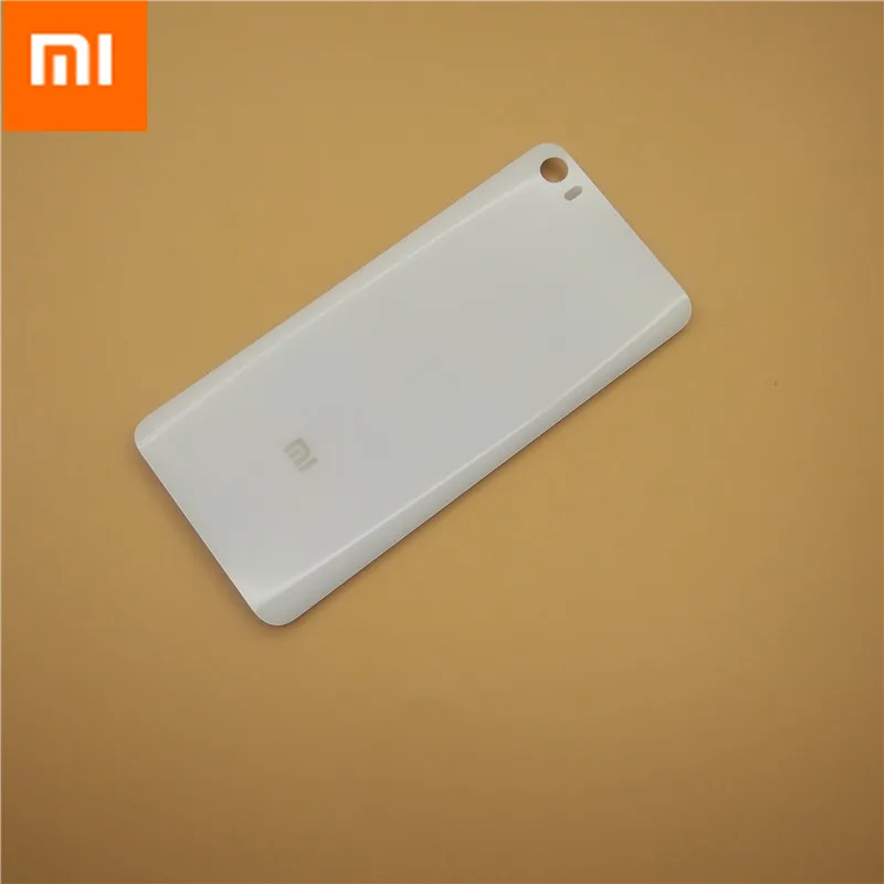 Белый 3D стеклянный чехол на заднюю крышку для XIAOMI phone MI5 задняя дверь Замена батарейного отсека клейкая наклейка 5,15 дюймов 4 цвета - Цвет: Белый