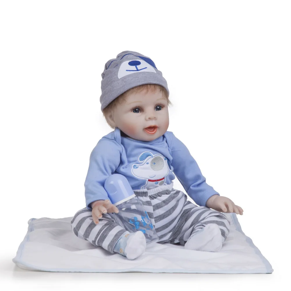 22 &quotПрекрасный новейший силиконовый младенец Reborn 55 см реалистичный Baby Dolls