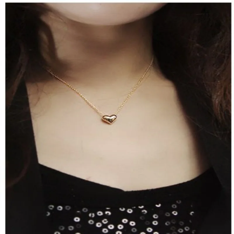 Beautiful peach heart necklace / Ankle chain /Bracelets fashion simple short female clavicle pursuit of love | Украшения и