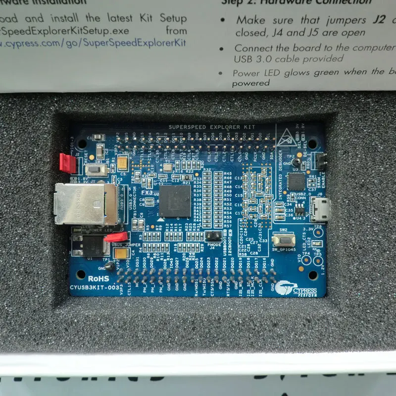 1 шт. x фотографический инструмент для разработки интерфейса Φ FX3 SuperSpd Explor Kit|kit