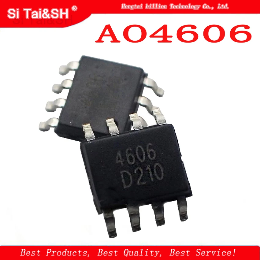 10 шт. AO4606 SOP8 AO4606C СОП SMD 4606 | Электронные компоненты и принадлежности