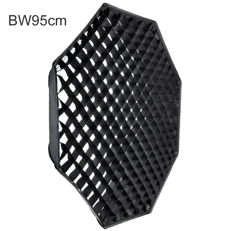 Софтбокс Godox FW95cm восьмиугольный софтбокс с сеткой Honeycomb Bowens Mount алюминиевый сплав
