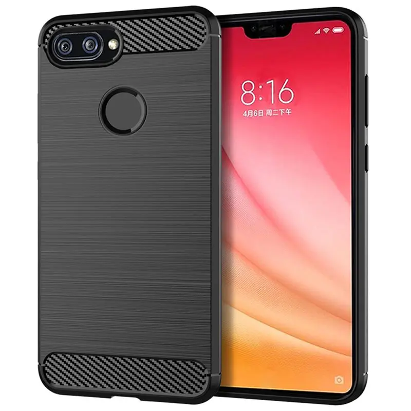 Xiaomi Mi 8 Lite чехол для глобальной версии силиконовый мягкий задней панели телефона