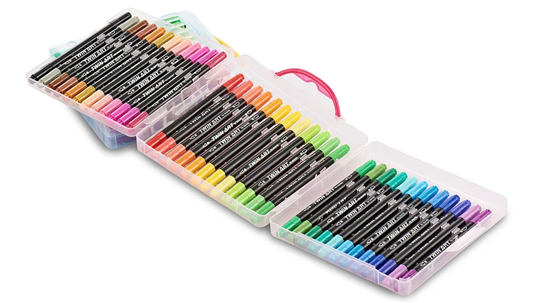 36 цветов s/набор водная цветная ручка двойная головка кисть маркер канцелярские