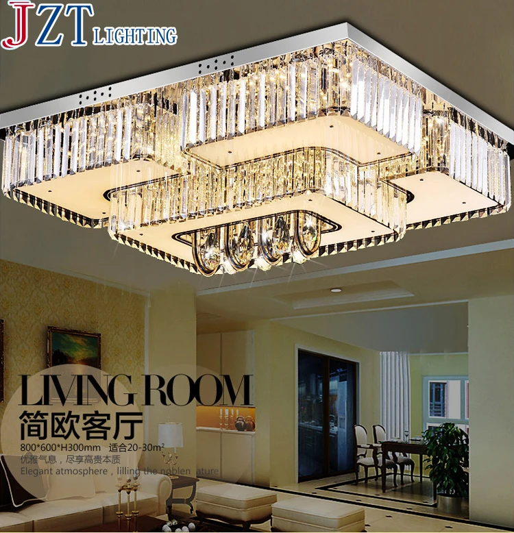 Современный светильник с дистанционным управлением прозрачный светодиодный