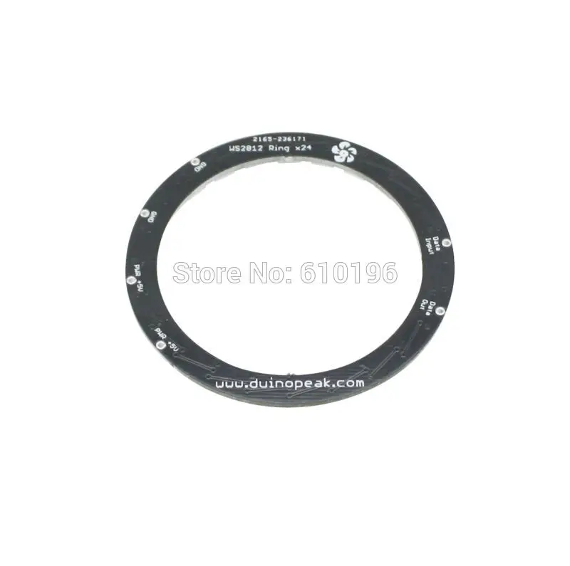WS2812B модуль полосы 24 бит X WS2812 5050 RGB светодиодные кольцевые лампы с