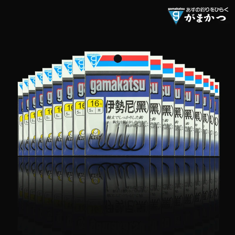 Gamakatsu черный колючий крючок японский импортный Карп из углеродистой стали