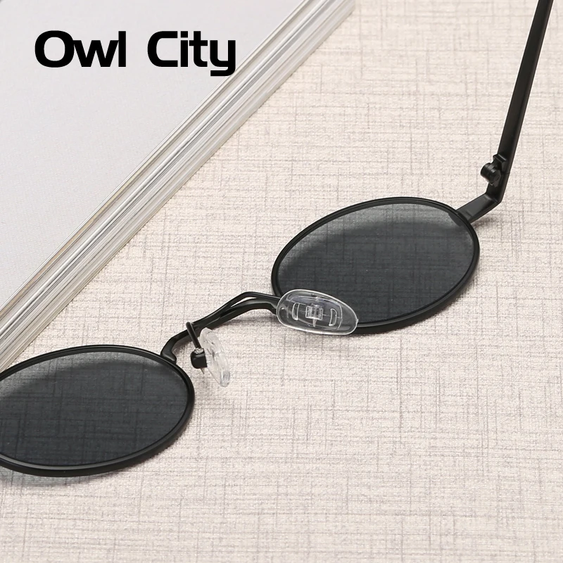 Женские винтажные солнцезащитные очки Owl City маленькие круглые в ретро стиле