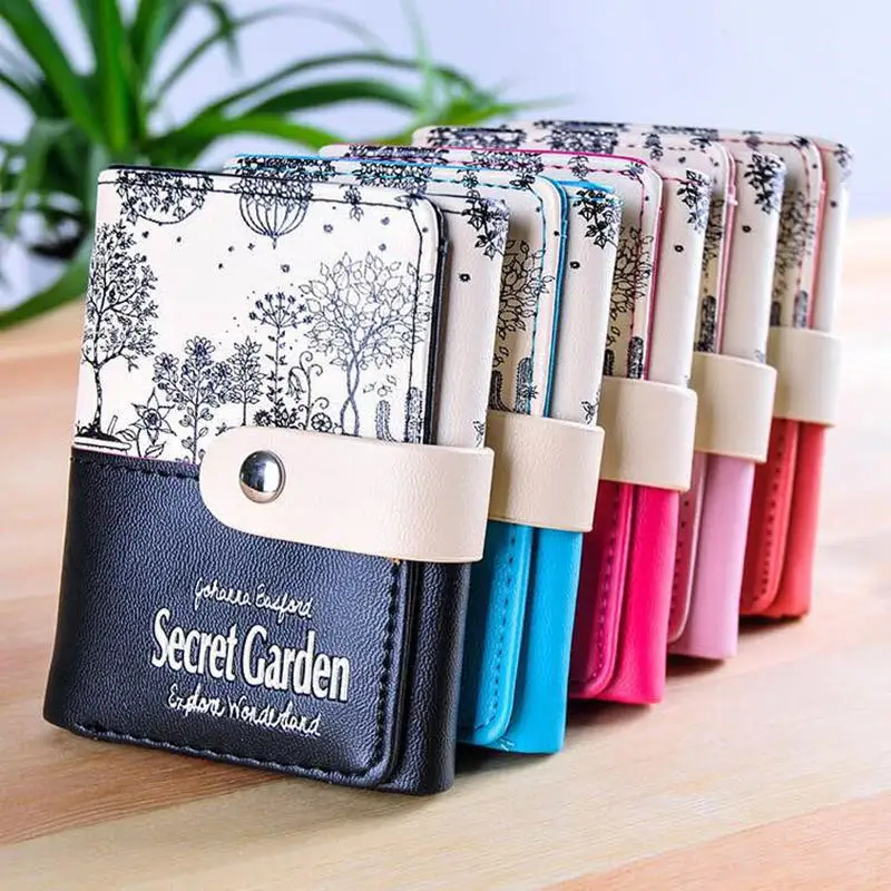 

Hot Brand Luxury Women's Wallet Purse Female Small wallet perse Portomonee portfolio lady short carteras