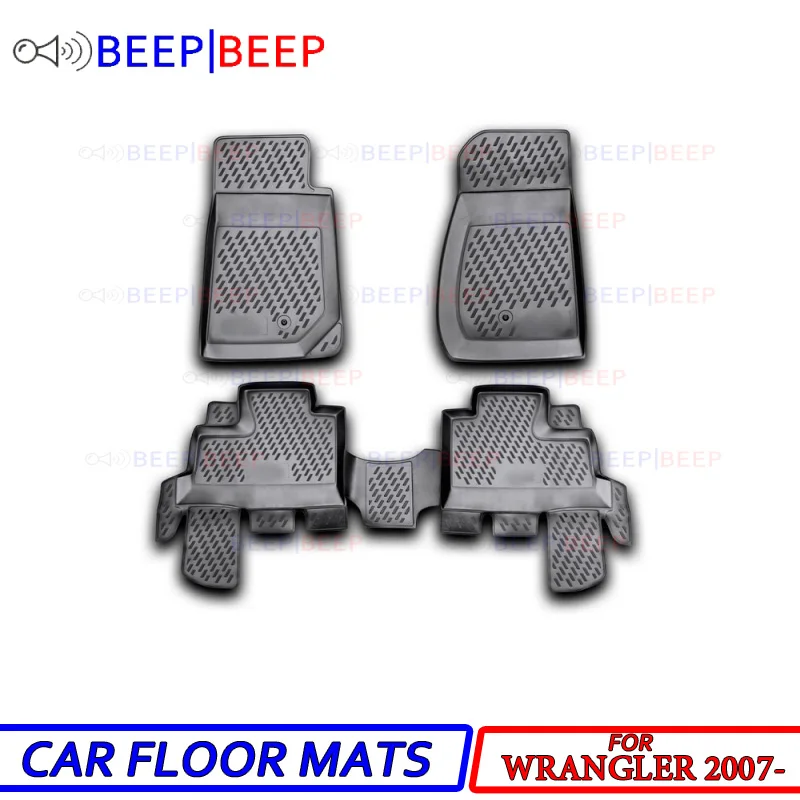 Для Jeep Wrangler 2007 автомобильные коврики автомобильный коврик пыленепроницаемый