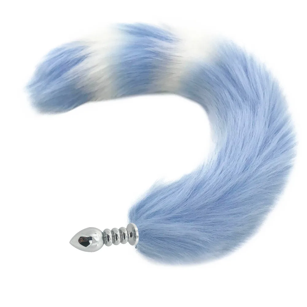 Anal Butt Plug Silicone Stopper Smooth Anus Toy with Faux Fox Tail Cosplay Accessories Crawls Paws | Красота и здоровье